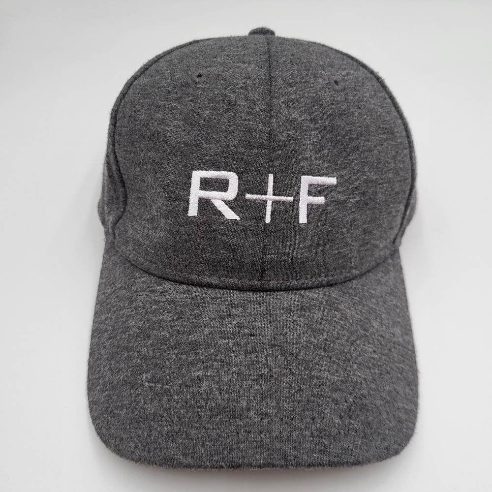 R + F hat Women's‎ Adjustable Gray Strapback Trucker Cap One Size